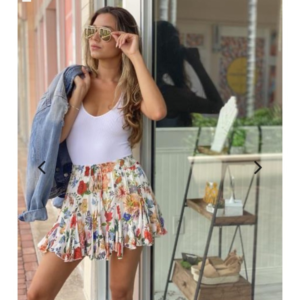 Floral skirt
